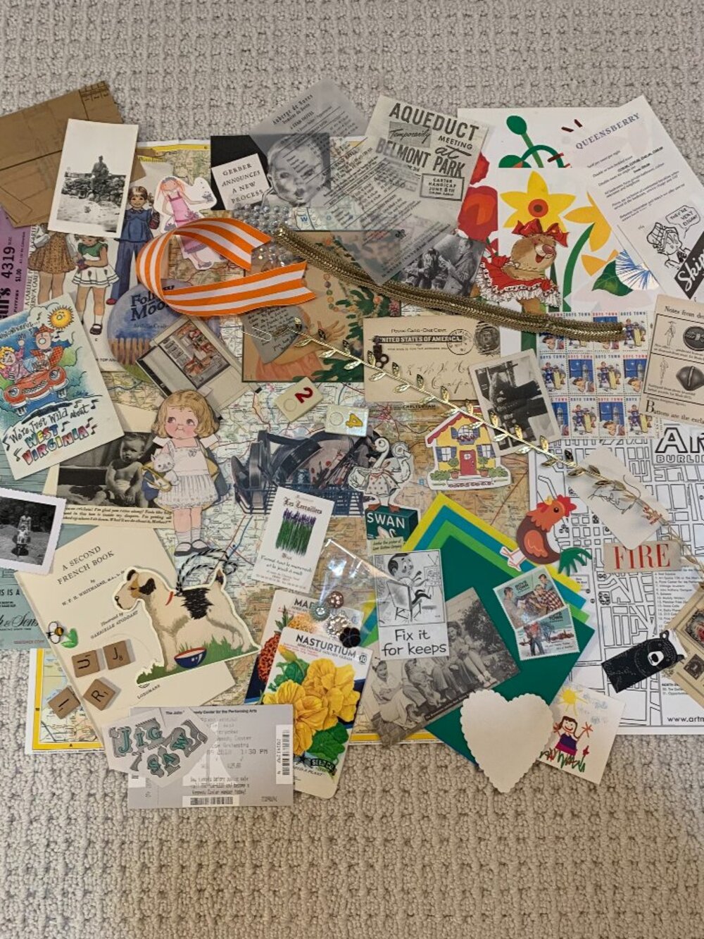 Vintage Ephemera for Junk Journaling.  Buyer will receive ALL that is pictured!